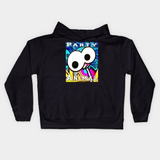 party Animal Emu Graffiti Art 7 Kids Hoodie